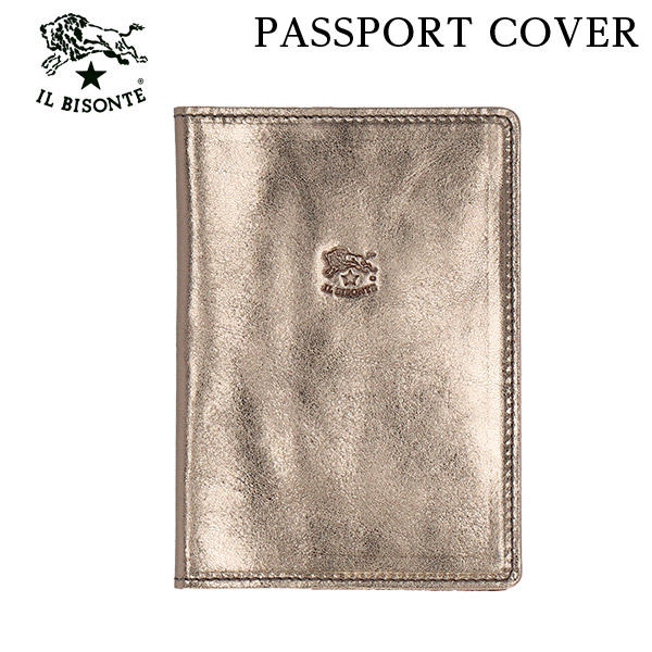 IL BISONTE イルビゾンテ CASE パスポートケース BRONZE ブロンズ BZ101 SCA005 パスポートカバー PVX012