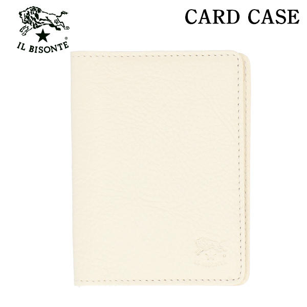 IL BISONTE イルビゾンテ CARD CASE カードケース MILK ミルク WH176 SCC003 PV0001