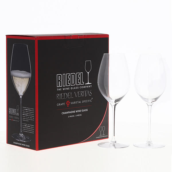 RIEDEL リーデル シャンパングラス ヴェリタス シャンパーニュ・ワイン・グラス 2個セット 6449/28