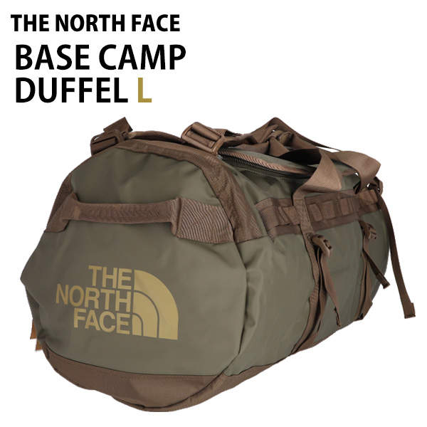 THE NORTH FACE ノースフェイス バックパック BASE CAMP DUFFEL L ベースキャンプ ダッフル 95L ニュートープグリーン×スモーキーブラウン
