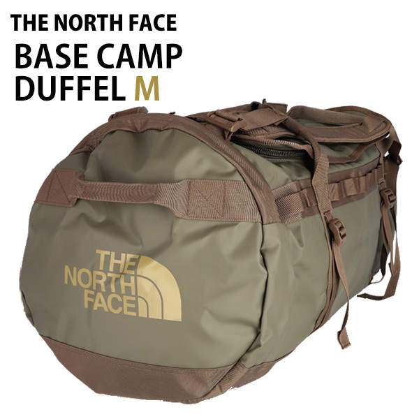 THE NORTH FACE ノースフェイス バックパック BASE CAMP DUFFEL M ベースキャンプ ダッフル 71L ニュートープグリーン×スモーキーブラウン
