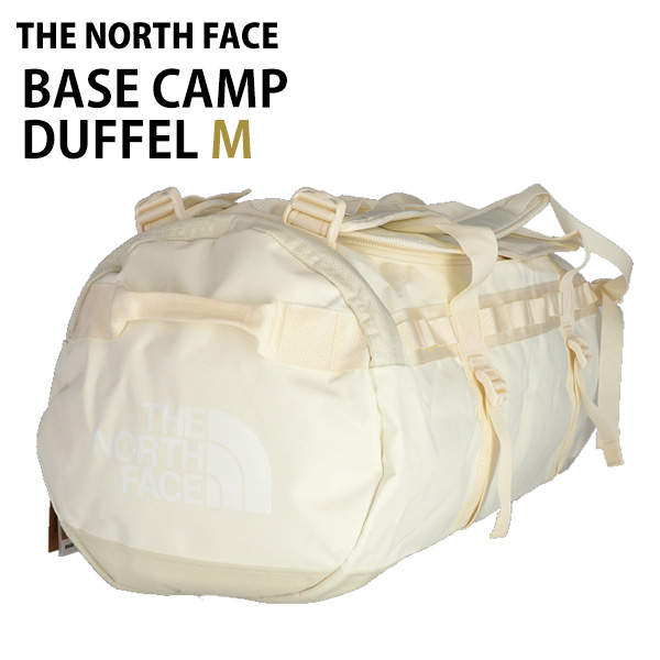 THE NORTH FACE ノースフェイス バックパック BASE CAMP DUFFEL M ベースキャンプ ダッフル 71L ホワイトデューン×ホワイト