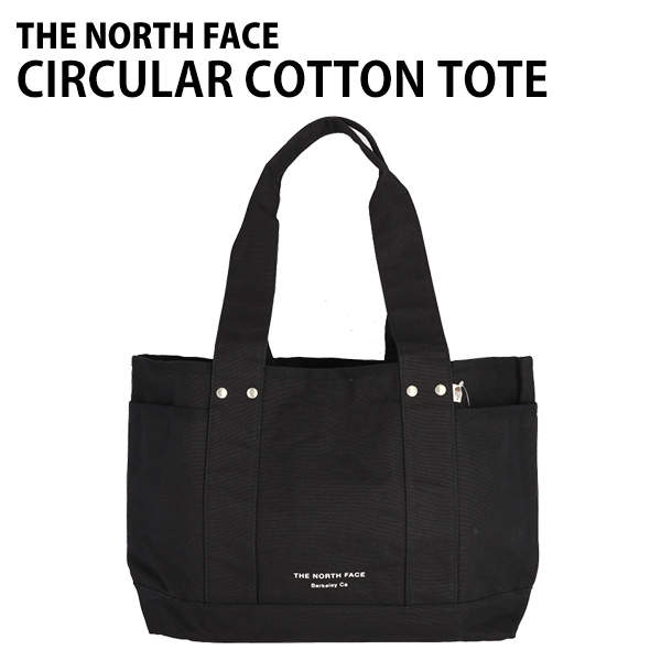 THE NORTH FACE ノースフェイス トートバッグ CIRCULAR COTTON TOTE サーキュラー コットントート ブラック