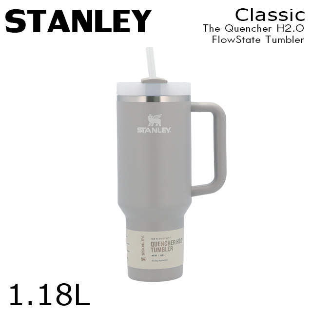STANLEY スタンレー The Quencher H2.O FlowState Tumbler 真空 スリムクエンチャー アッシュ 1.18L 40oz