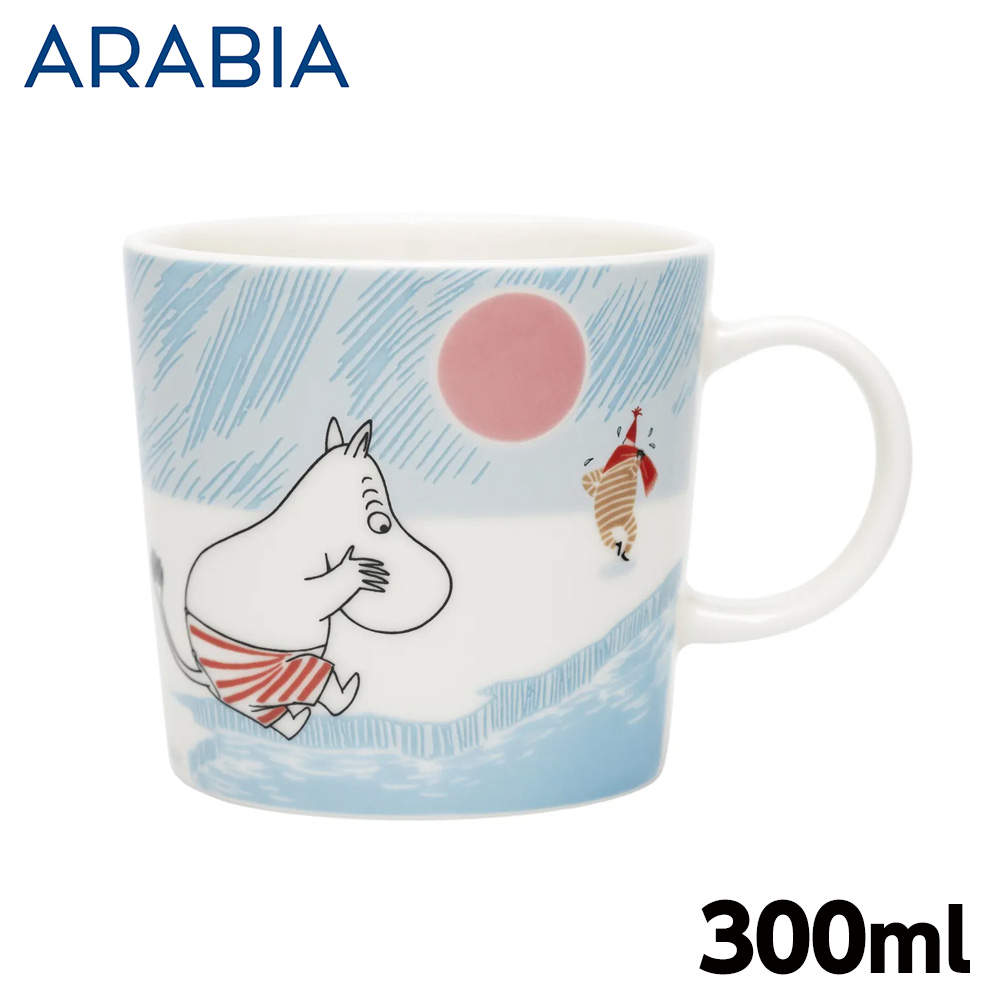 ARABIA アラビア Moomin ムーミン マグ アイススイミング 300ml 2025年冬限定
