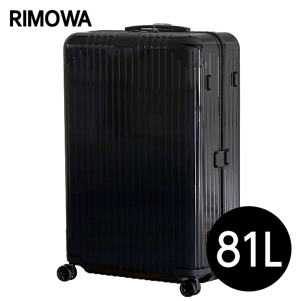 リモワ RIMOWA スーツケース エッセンシャル ライト チェックインL 81L グロスブラック ESSENTIAL Check-In L 823.73.62.4【他商品と同時購入不可】