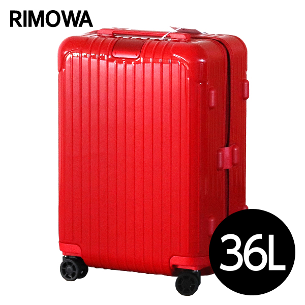 RIMOWA スーツケース エッセンシャル キャビン 36L グロスレッド ESSENTIAL Cabin 832.53.65.4