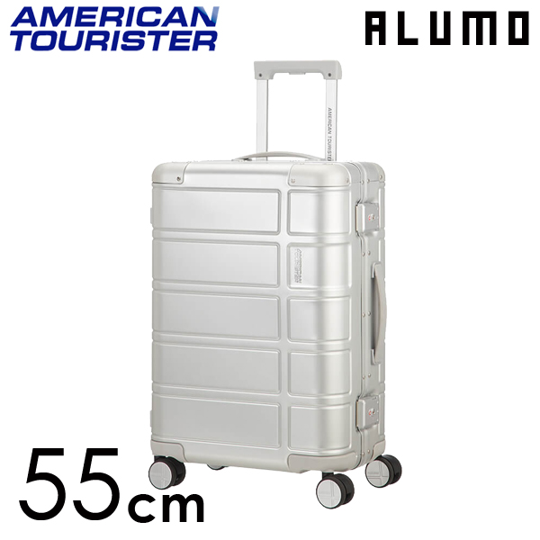 Samsonite スーツケース American Tourister ALUMO アメリカンツーリスター アルモ EXP 55cm シルバー 122763-1776