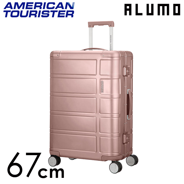 Samsonite スーツケース American Tourister ALUMO アメリカンツーリスター アルモ EXP 67cm ローズ 122764-1751
