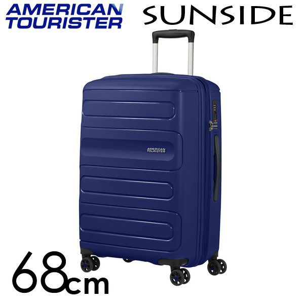 Samsonite スーツケース American Tourister Sunside アメリカンツーリスター サンサイド 68cm EXP ダークネイビー