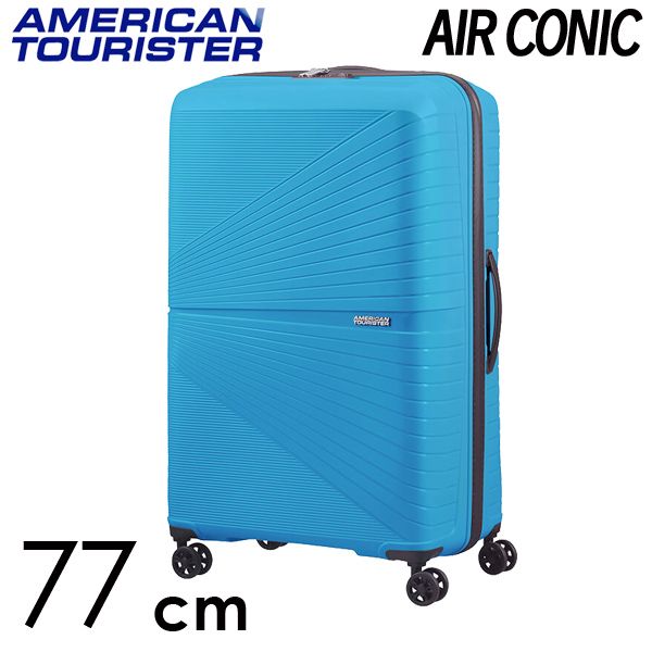 Samsonite スーツケース American Tourister AIRCONIC アメリカンツーリスター エアーコニック 77cm EXP スポーティブルー【他商品と同時購入不可】