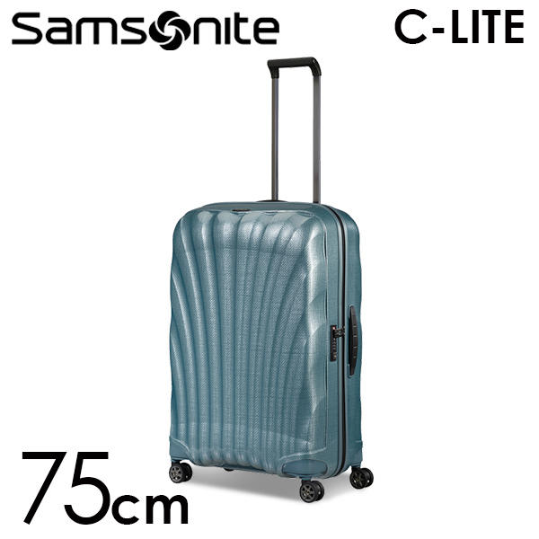 Samsonite スーツケース C-LITE Spinner シーライト スピナー 75cm アイスブルー 122861-1432【他商品と同時購入不可】