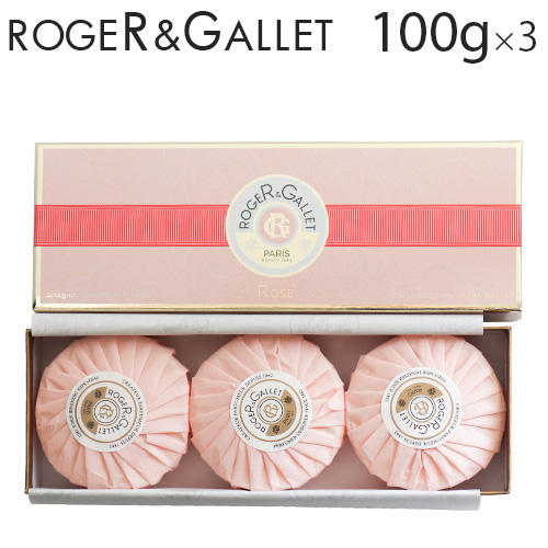 ロジェガレ パフューム ソープ ローズ 100g×3個セット / ROGER＆GALLET
