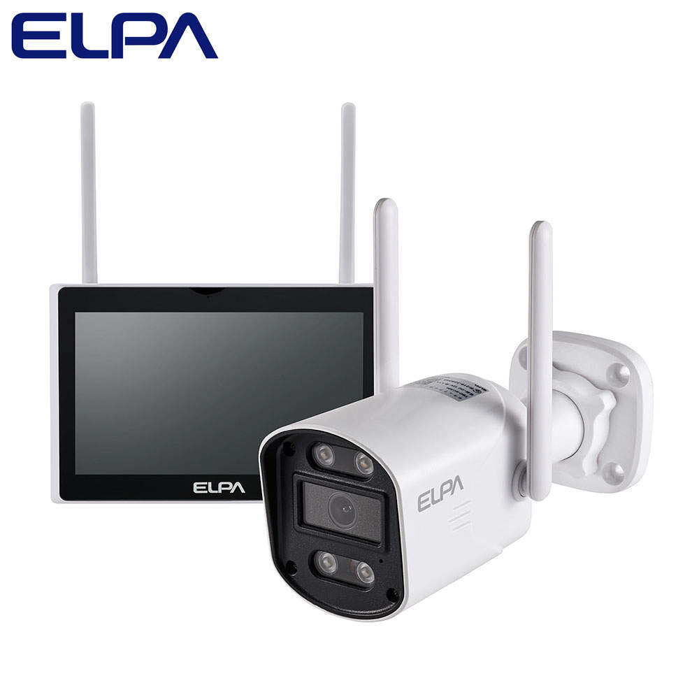 ELPA 防犯士が作ったスゴイ防犯カメラ 屋外用 カメラ＆モニターセット TBC-1010S