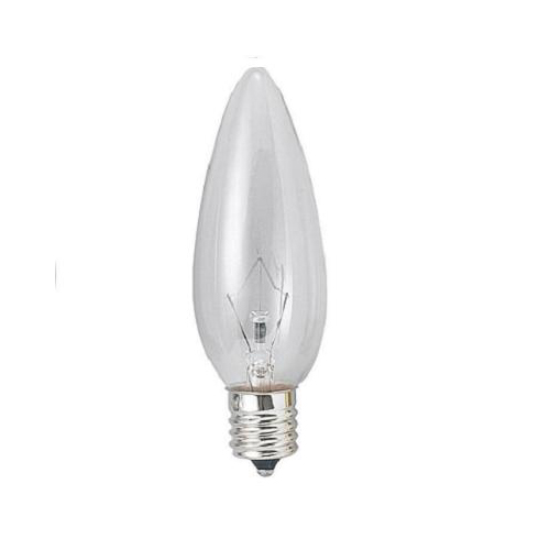ヤザワ 白熱電球 白熱灯 シャンデリア球 E12口金 40W形 クリア C321240C