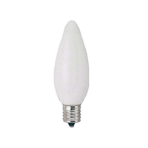 ヤザワ 白熱電球 白熱灯 シャンデリア球 E17口金 25W形 ホワイト(フロスト) C321725F