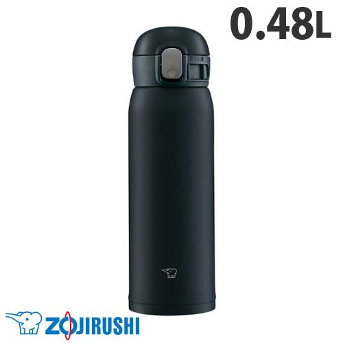 象印マホービン 水筒 ステンレスマグ TUFF ワンタッチタイプ 0.48L ブラック SM-WA48-BA