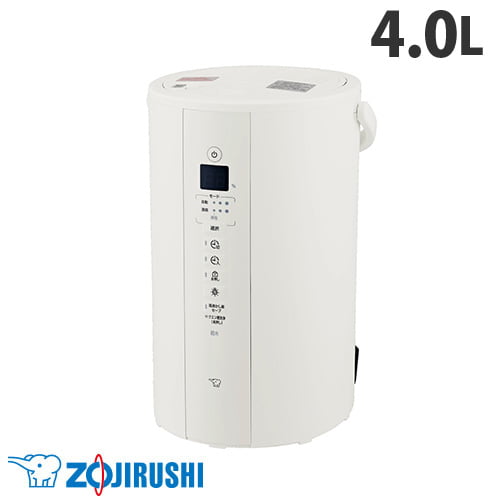 象印マホービン スチーム式加湿器 4.0L ホワイト EE-TB60-WA