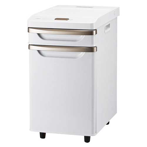 ツインバード ベッドサイド冷蔵庫 ホワイト HR-D282W
