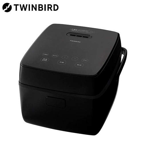 ツインバード 炊飯器 IH炊飯ジャー 3合 ブラック RM-D793B