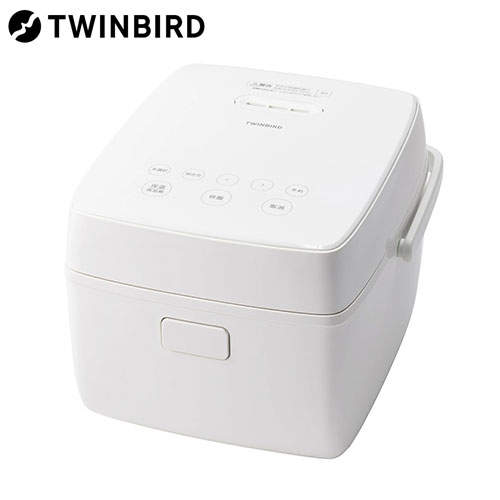 ツインバード 炊飯器 IH炊飯ジャー 3合 ホワイト RM-D793W