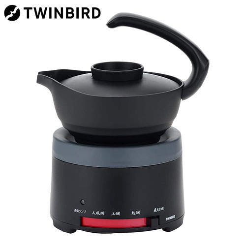 ツインバード 酒燗器 300ml ブラック TW-D418B