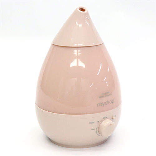 HIRO 超音波式加湿器 レイドロップ 上部給水 2.4L ベージュ KH-207BE