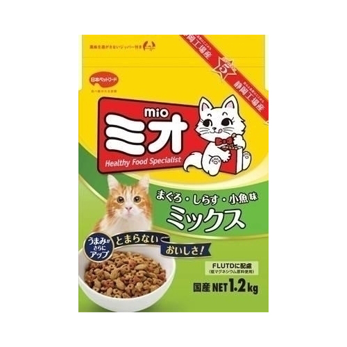 日本ペットフード ミオドライミックス まぐろ味 1.2Kg