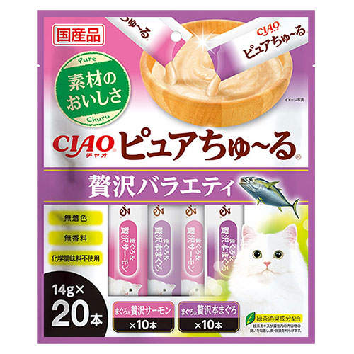 いなば CIAO ピュアちゅ～る 贅沢バラエティ 14g×20本