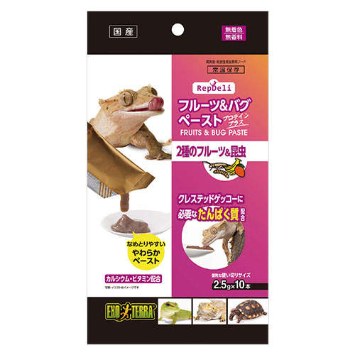 ジェックス RepDeli フルーツ＆バグペースト プロテインプラス 2.5g×10本入