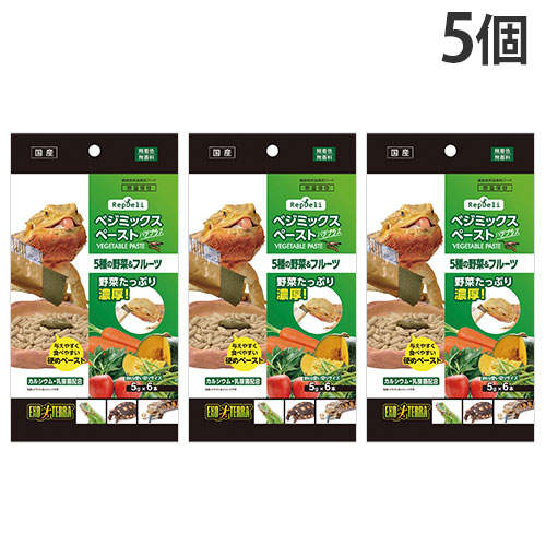 ジェックス RepDeli ベジミックスペースト バグプラス 6本入×5個