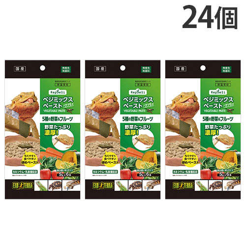 ジェックス RepDeli ベジミックスペースト バグプラス 6本入×24個