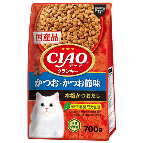いなば CIAO クランキー かつお・かつお節味 本格かつおだし 700g P-455