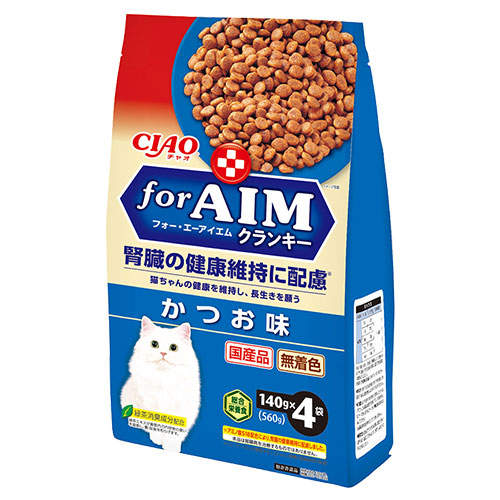 いなば CIAO forAIM クランキー かつお味 140g×4袋入 CA-52