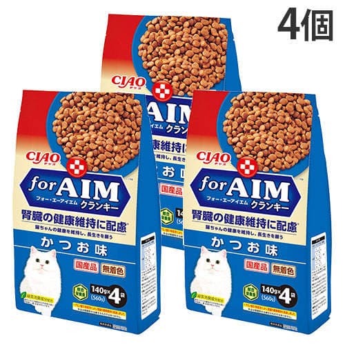 いなば CIAO forAIM クランキー かつお味 4袋入×4個 CA-52