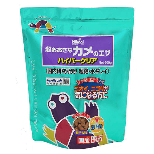 キョーリン ひかり 超おおきなカメのエサ ハイパークリア 600g