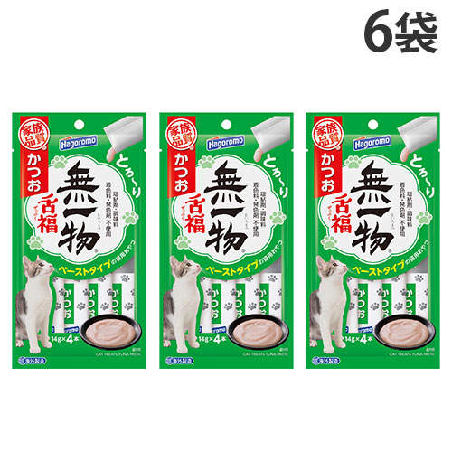 【ポイント10倍】【お1人様1セット限り】【ゆうパケット配送】【送料弊社負担】はごろもフーズ 無一物 舌福 かつお 4本×6袋【他商品と同時購入不可】