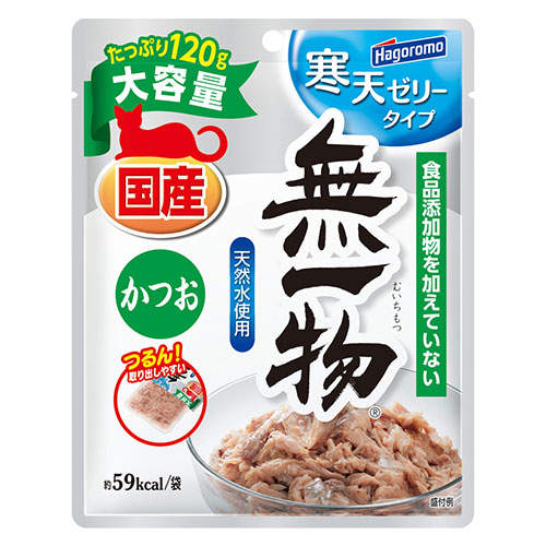 はごろもフーズ 無一物 パウチ 寒天ゼリー かつお 120g