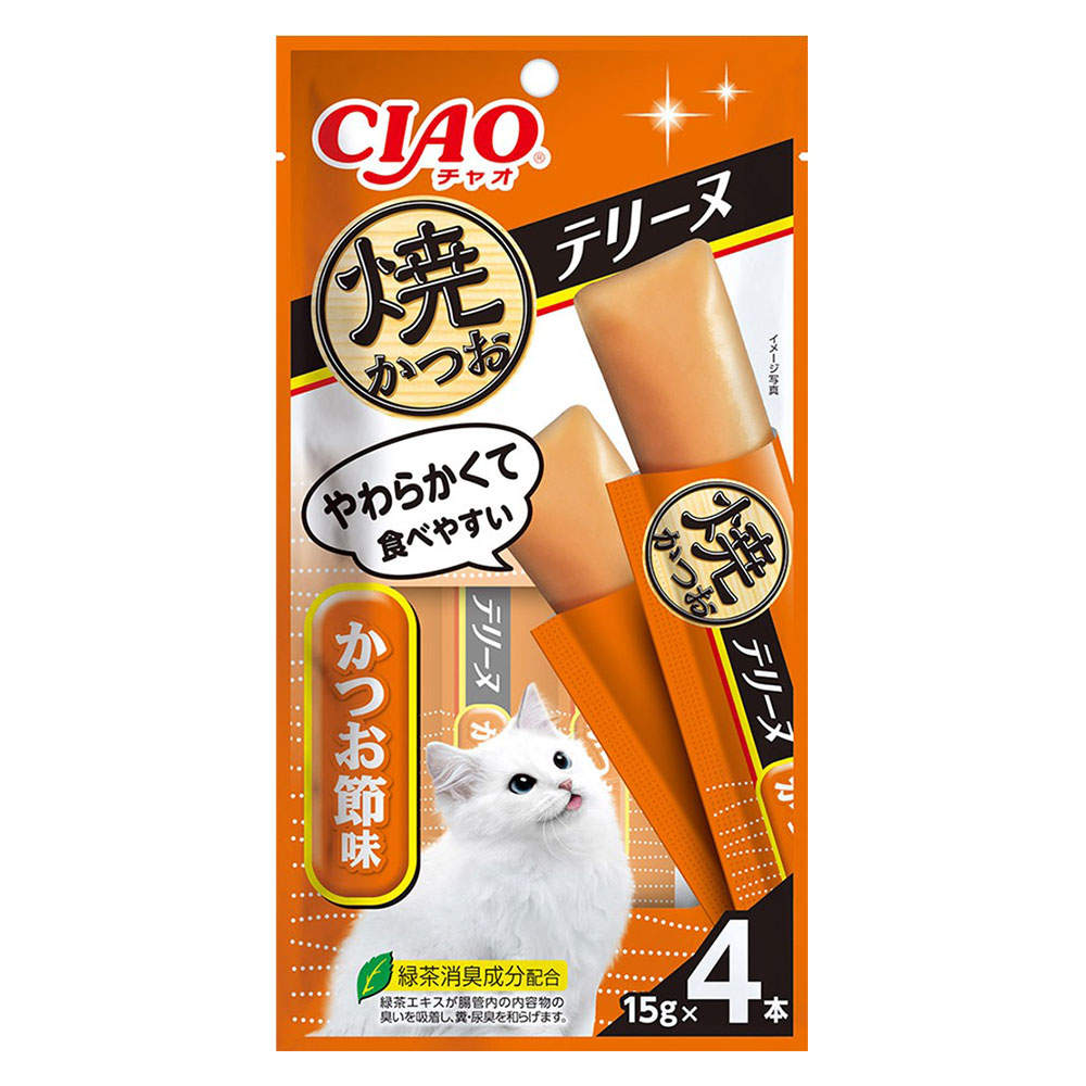 いなば 焼かつお テリーヌ かつお節味 15g 4本入