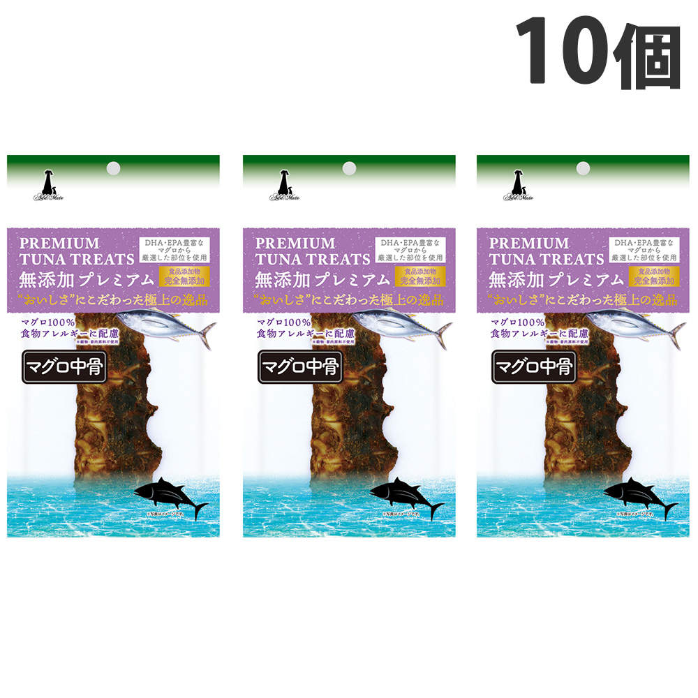 ペティオ アドメイト 無添加プレミアム マグロ中骨 1本入 10個