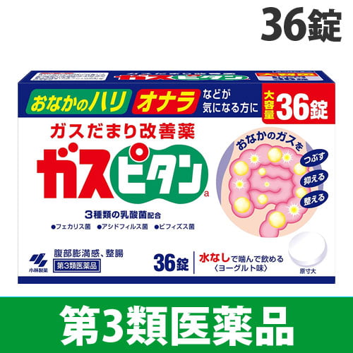 【第3類医薬品】小林製薬 ガスピタン 36錠