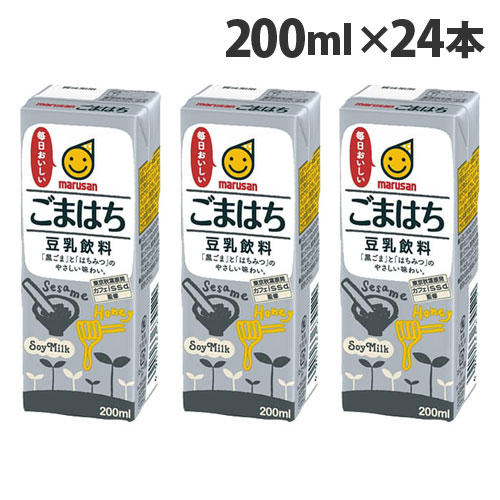 マルサンアイ 豆乳飲料　ごまはち 200ml 24本