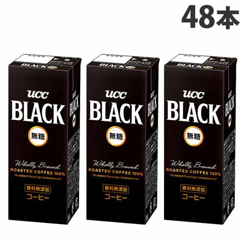 UCC BLACK 無糖 200ml×48本
