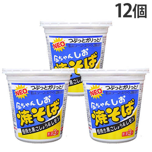 徳島製粉 NEO 金ちゃんしお焼そば 86g×12個