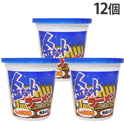 徳島製粉 金ちゃんラーメンカップ しょうゆ味 71g×12個