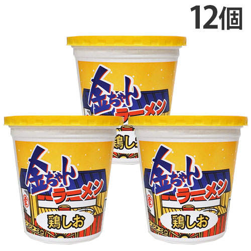 徳島製粉 金ちゃんラーメンカップ 鶏しお 73g×12個