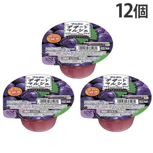 ブルボン デザートマルシェ ぶどう＆ナタデココ 140g×12個