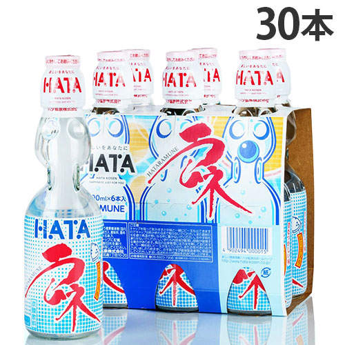 ハタ鉱泉 ラムネ瓶 200ml 6本入×5パック