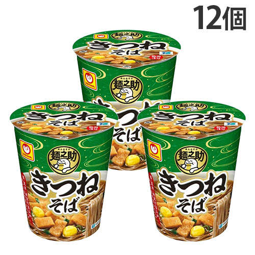 東洋水産 麺之助 縦型 きつねそば 62g 12個