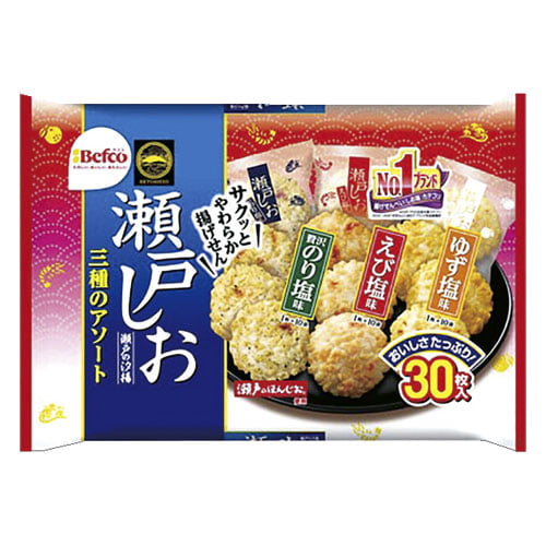 栗山米菓 瀬戸の汐揚アソート 30枚